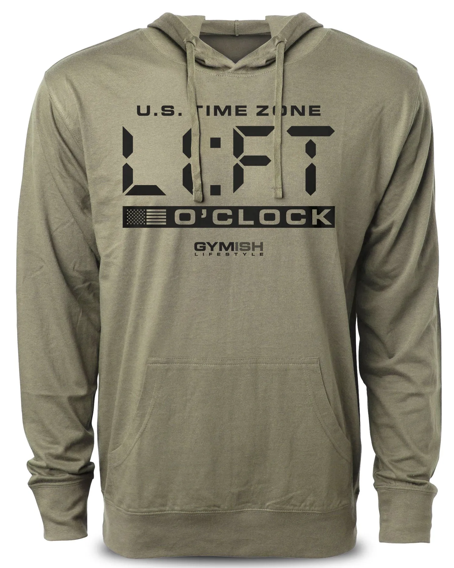 089. Lift O'Clock Funny Workout Hoodie for Men