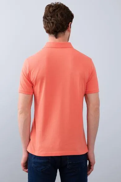11381 Salmon Slim Fit Golf US POLO ASSN T-Shirt