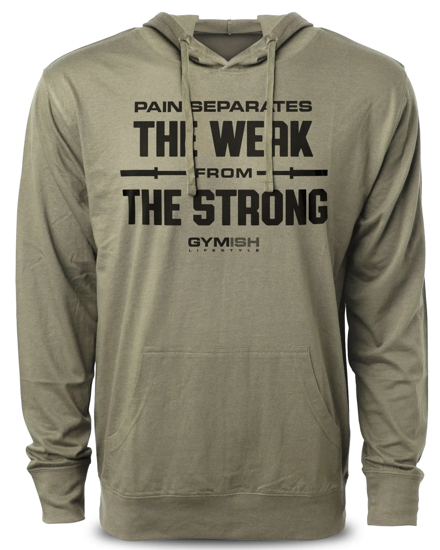 121. Weak From Strong Funny Workout Hoodie for Men