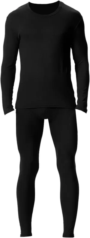 2 Pack Thermal Underwear for Men Men's Thermal Underwear Set Lined Long Thermal Underwear Base Layer Cold Weather