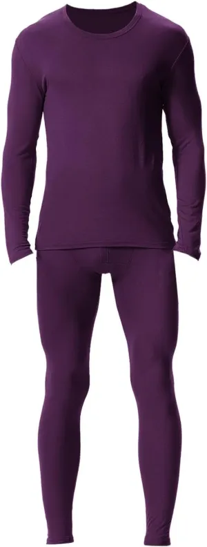 2 Pack Thermal Underwear for Men Men's Thermal Underwear Set Lined Long Thermal Underwear Base Layer Cold Weather