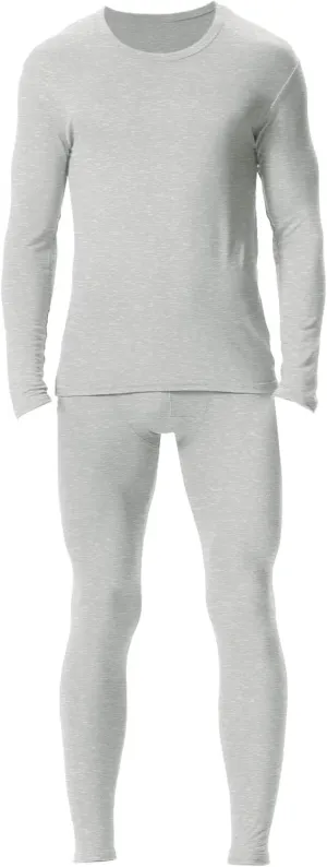 2 Pack Thermal Underwear for Men Men's Thermal Underwear Set Lined Long Thermal Underwear Base Layer Cold Weather