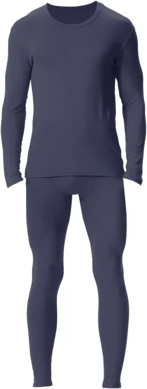 2 Pack Thermal Underwear for Men Men's Thermal Underwear Set Lined Long Thermal Underwear Base Layer Cold Weather
