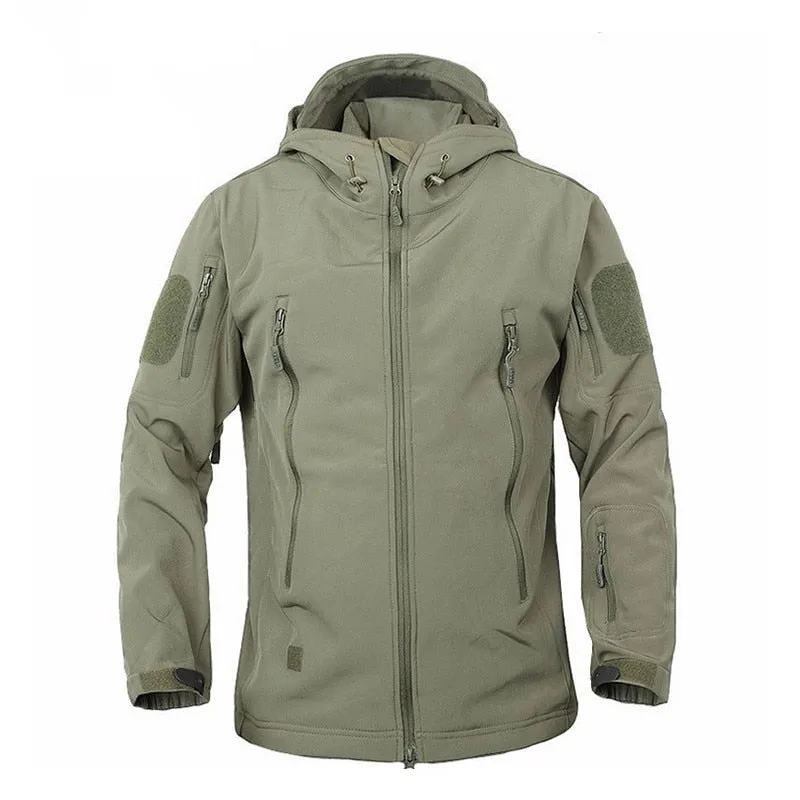 2021 Outdoor Waterproof SoftShell Jacket Hunting windbreaker ski Coat hiking rain camping
