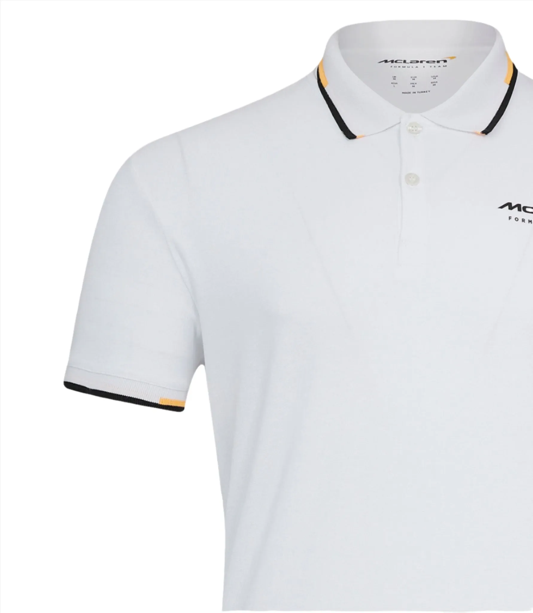 2024 McLaren F1™ Men's Core Essentials Polo Shirt - White