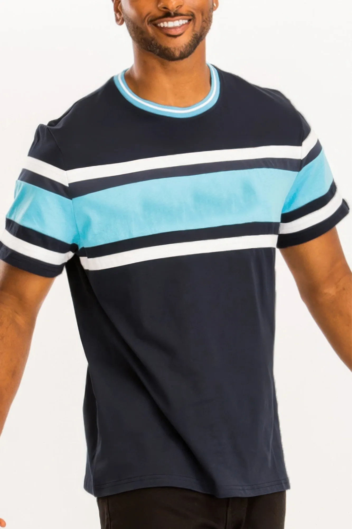 4 COLORS | Three Stripe T-shirt