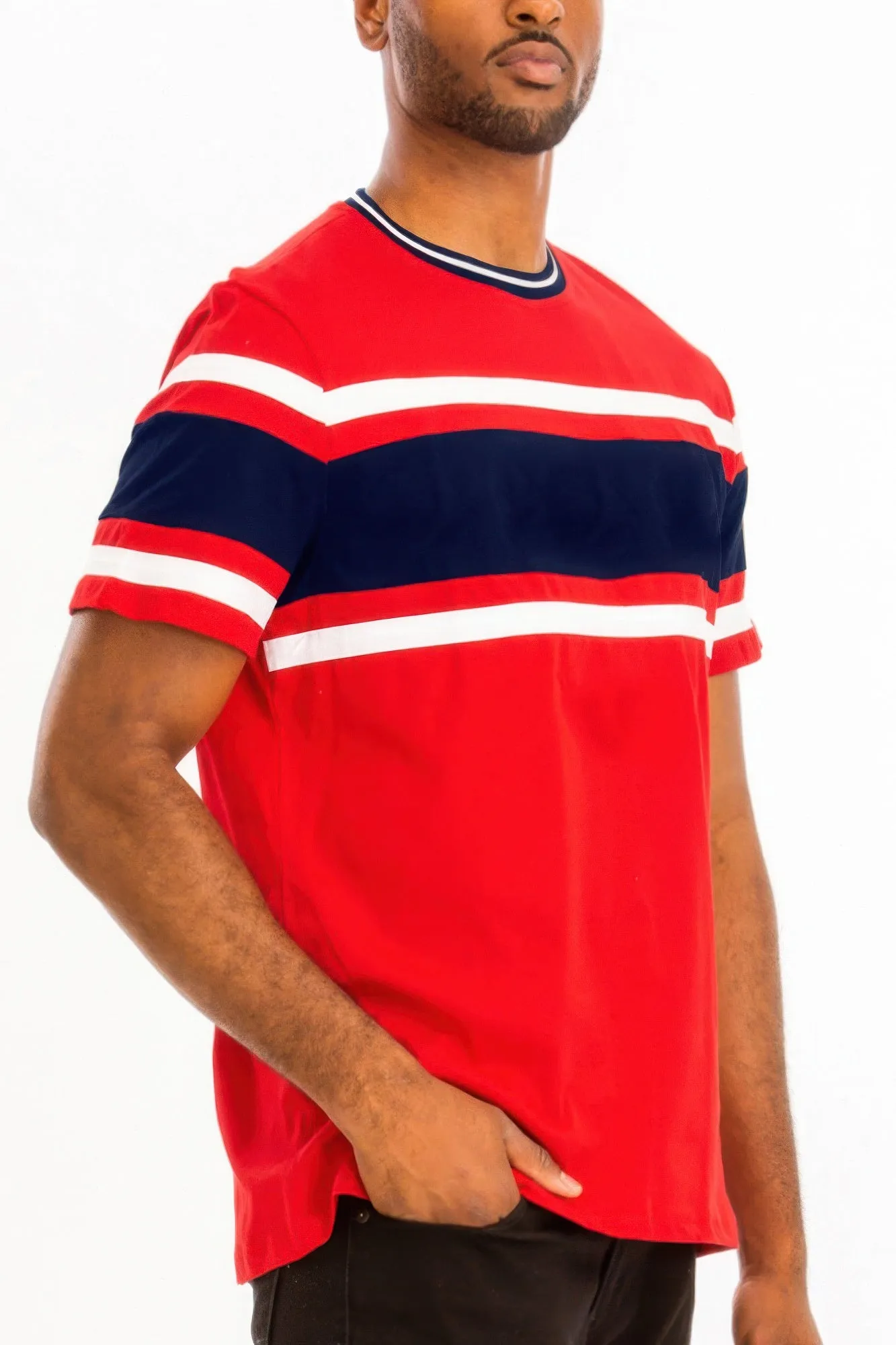 4 COLORS | Three Stripe T-shirt