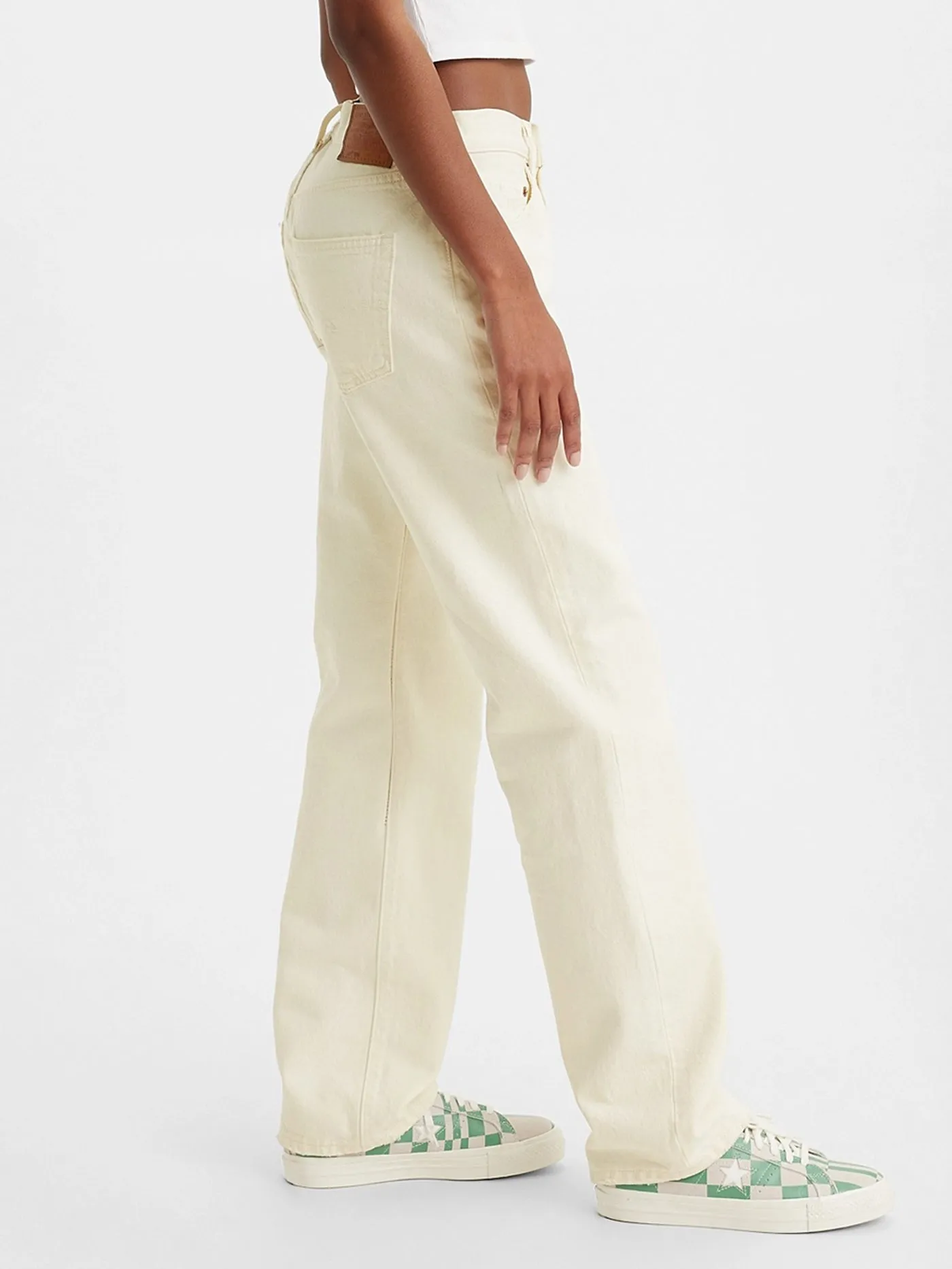 501 ’90s Ecru Booper No Damage Jeans