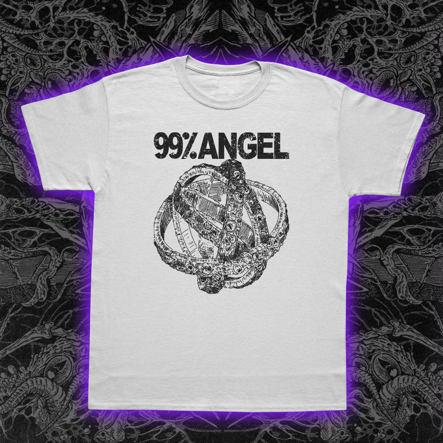 99 Percent Biblical Angel Slim Fit Tee