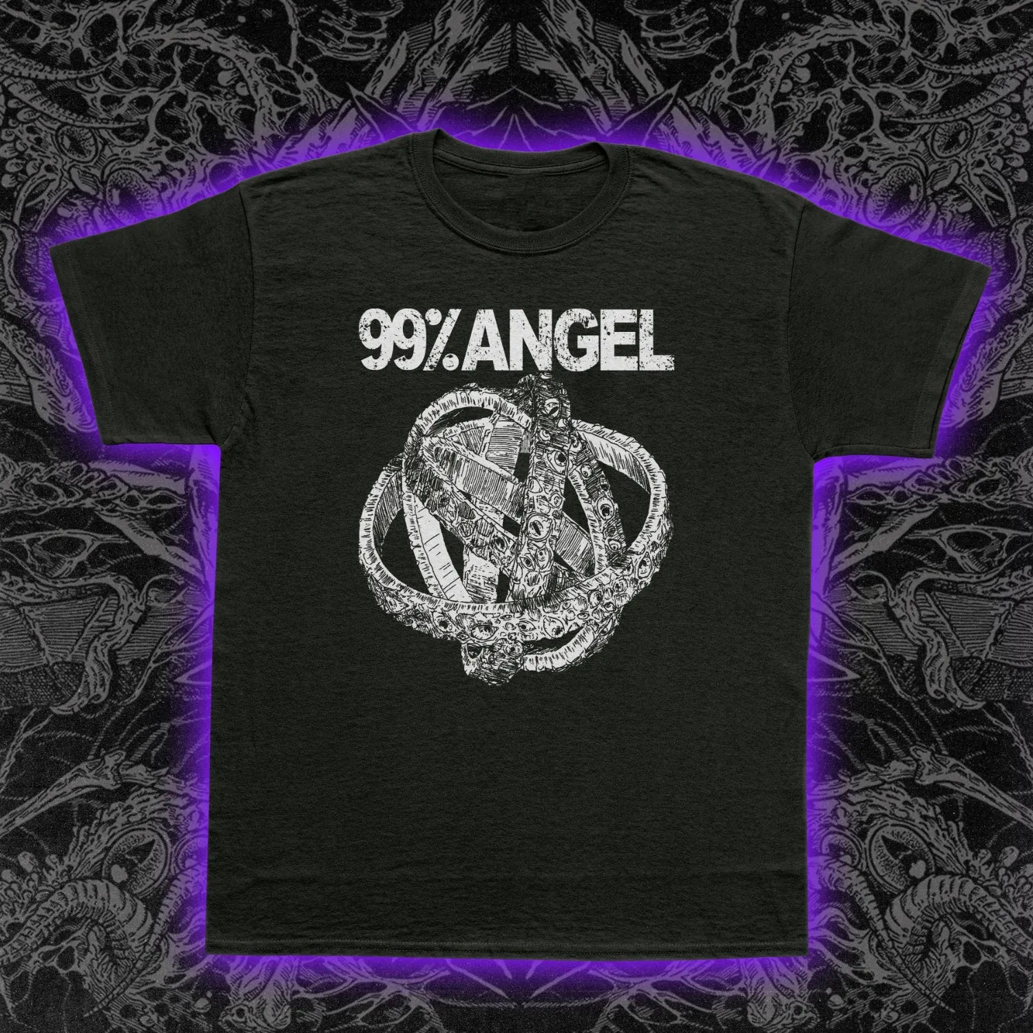 99 Percent Biblical Angel Slim Fit Tee