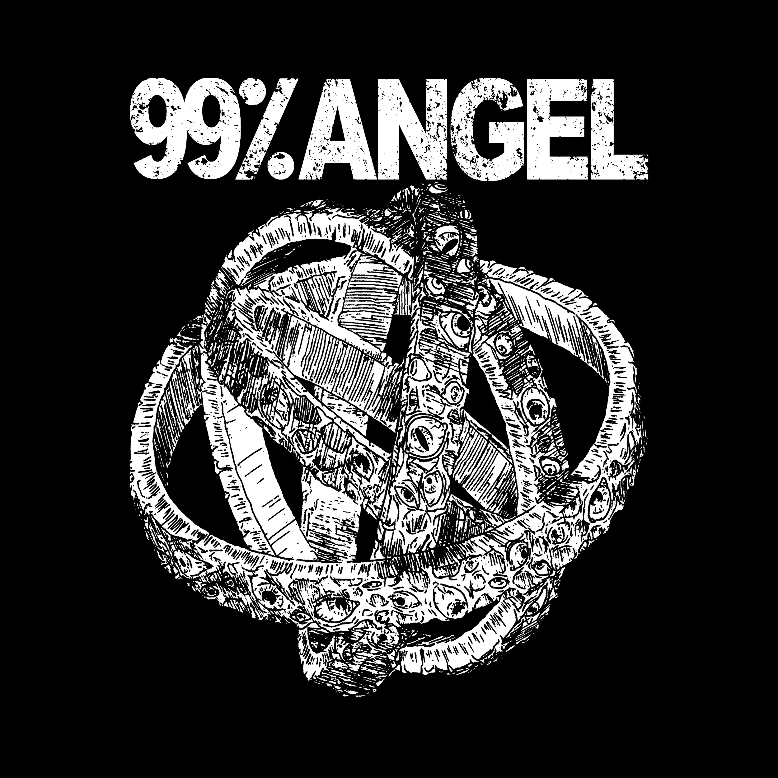 99 Percent Biblical Angel Slim Fit Tee