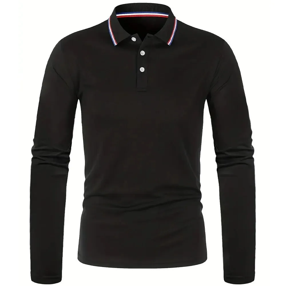 Aaron – Men's Spring & Autumn Casual Polo Shirt