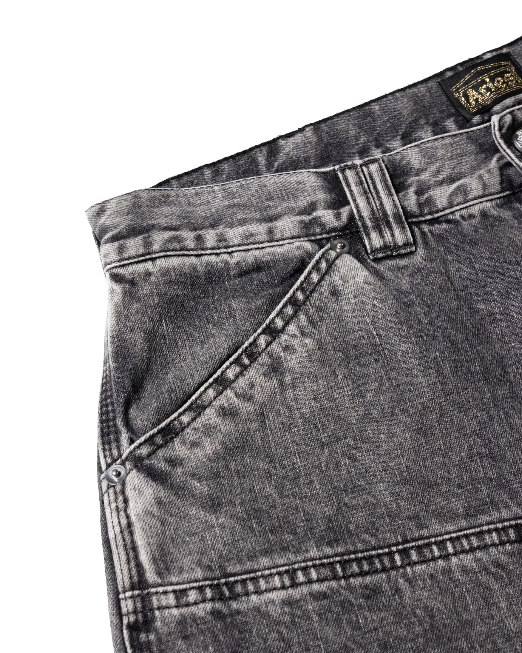 Acid Wash Denim Carpenter Jean