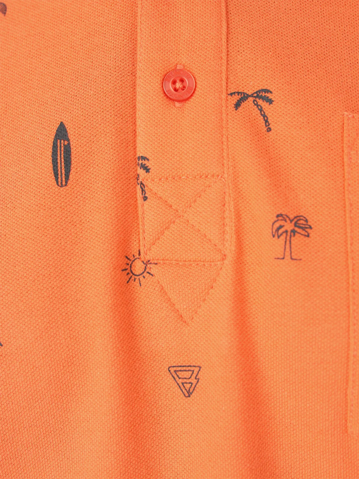 Addax-AO Men Polo Shortsleeve | Orange