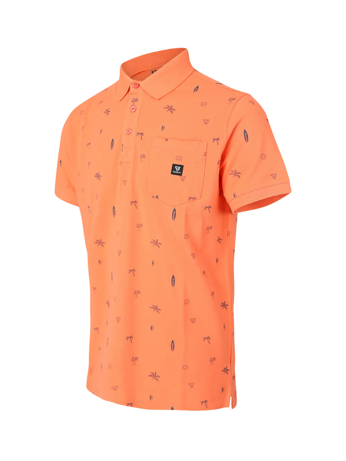 Addax-AO Men Polo Shortsleeve | Orange