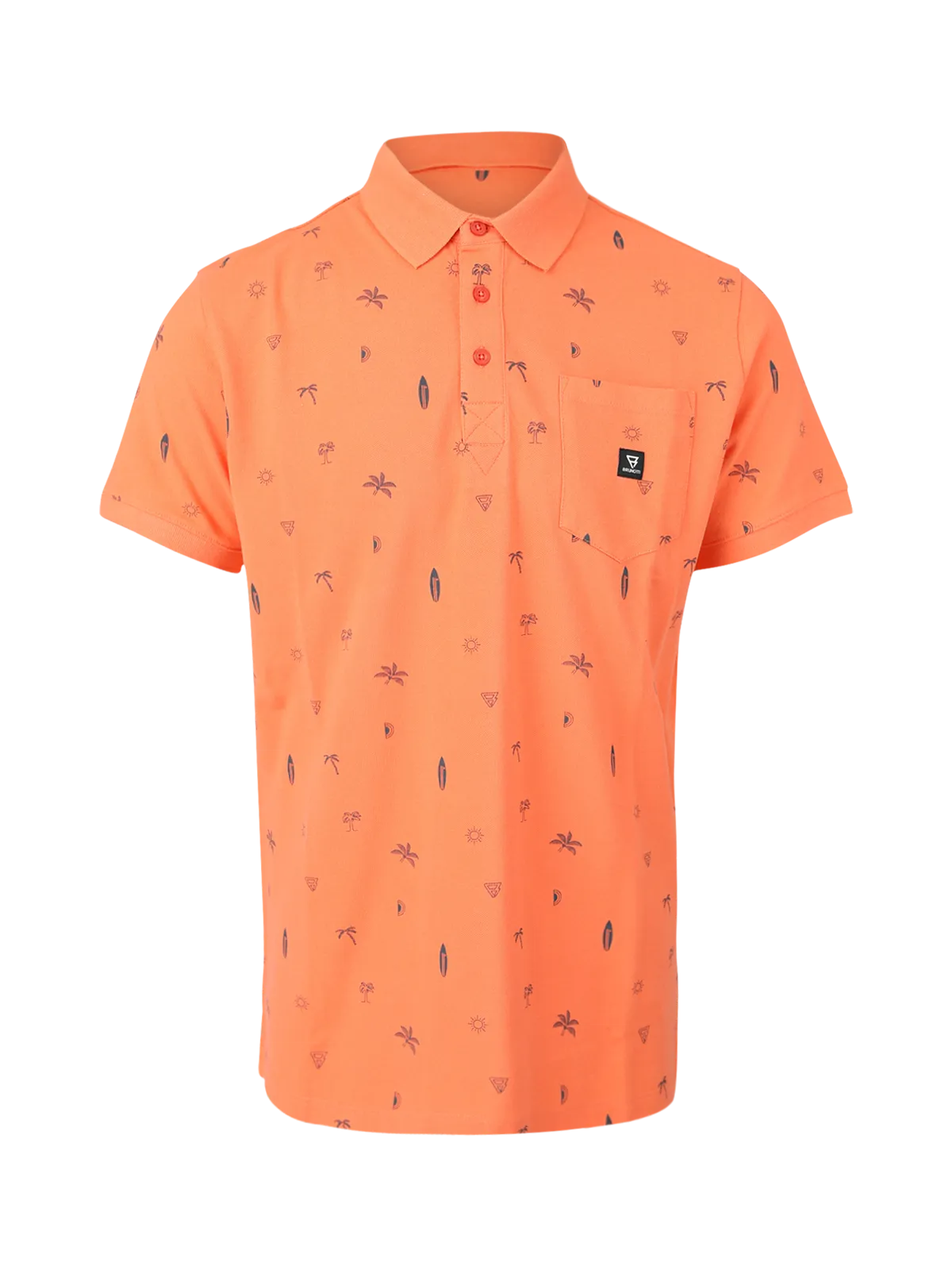 Addax-AO Men Polo Shortsleeve | Orange