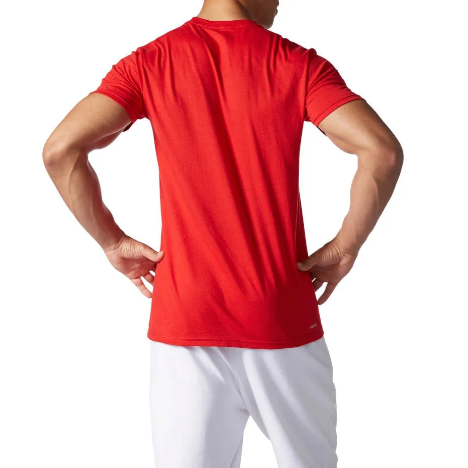 Adidas Originals Chicago Men's Training T-Shirt Scarlet/White