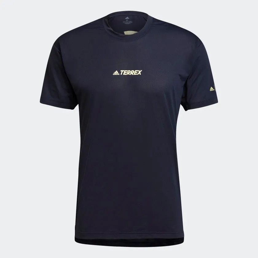 adidas x Parley TERREX AGRAVIC TRAIL RUNNING All-Around Tee | Legend Ink | Men's