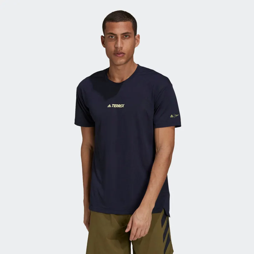 adidas x Parley TERREX AGRAVIC TRAIL RUNNING All-Around Tee | Legend Ink | Men's