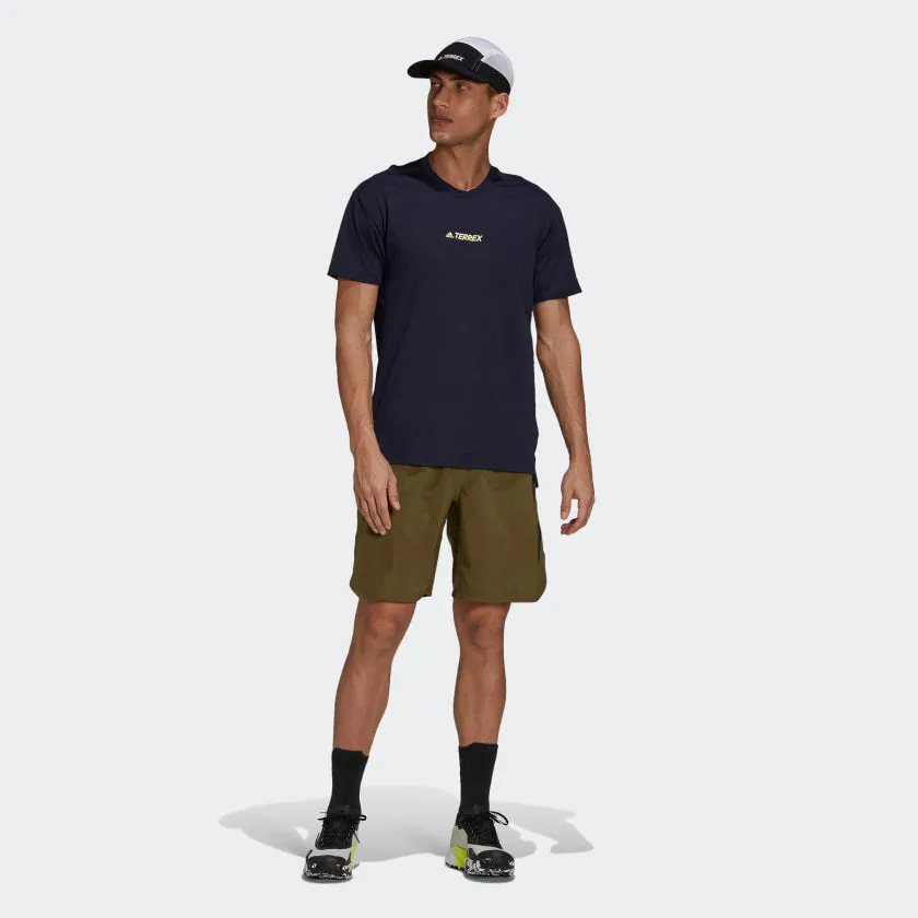 adidas x Parley TERREX AGRAVIC TRAIL RUNNING All-Around Tee | Legend Ink | Men's