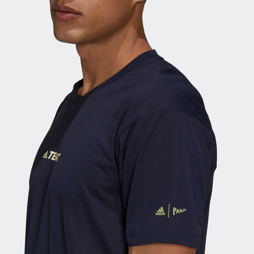 adidas x Parley TERREX AGRAVIC TRAIL RUNNING All-Around Tee | Legend Ink | Men's