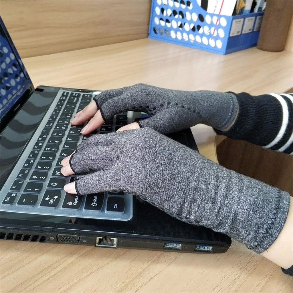 Adult Outdoor Sports Gloves Lightweight Soft Fingerless Gloves Man Women Writing Gloves Winter Stretchy Mittens