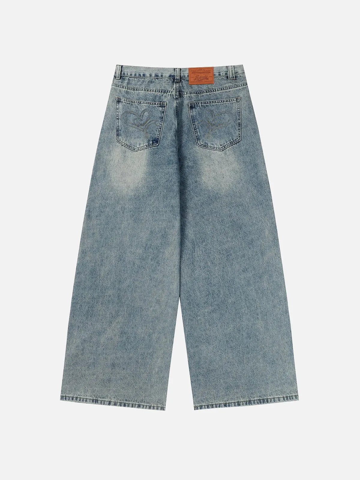 Aelfric Eden Fringe Patchwork Loose Jeans