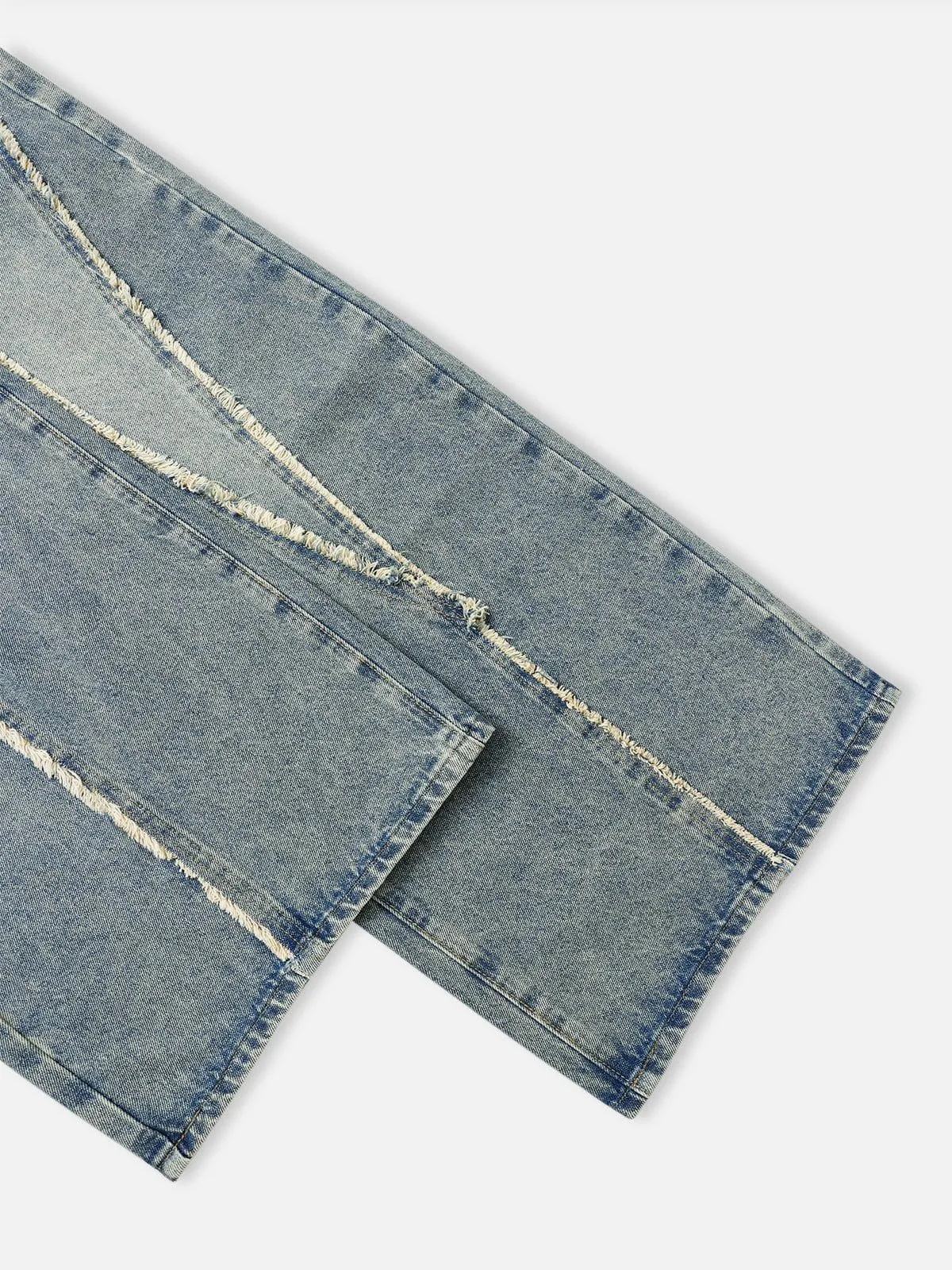 Aelfric Eden Fringe Patchwork Loose Jeans