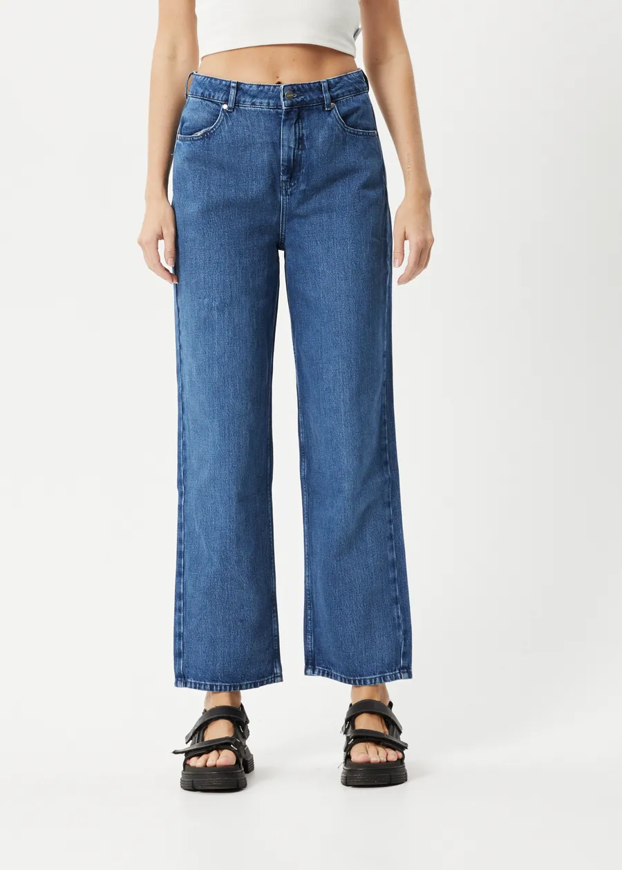 Afends Shelby Hemp Denim Wide Leg Jean