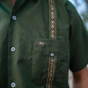 Agave Green Tejas Guayabera