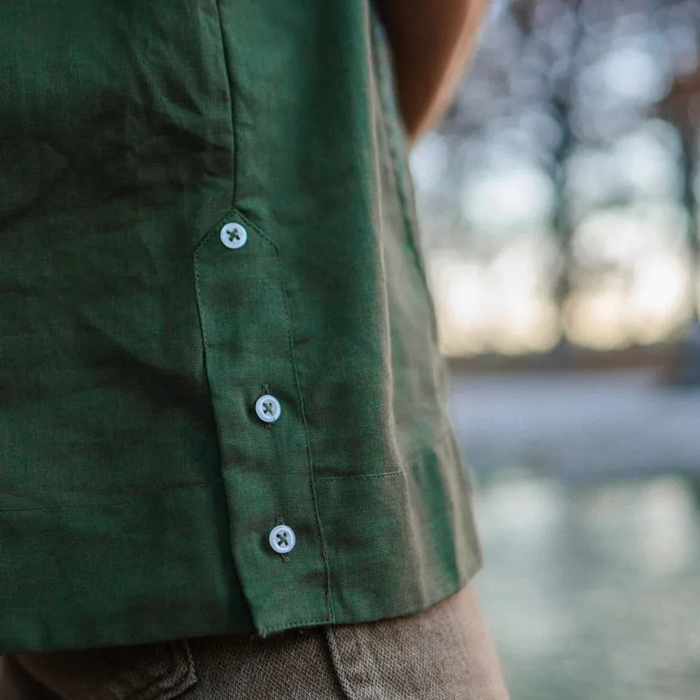 Agave Green Tejas Guayabera