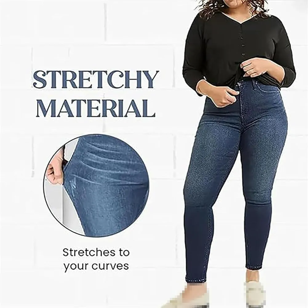 Akapi Jeans Mujer, Womens Akapi Curvy Jeans, Women's high Waist Stretch Hip Skinny Jeans