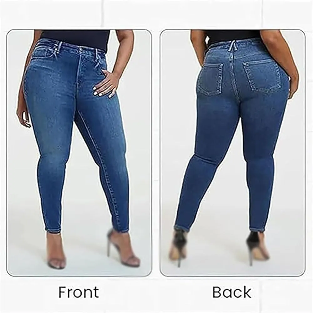 Akapi Jeans Mujer, Womens Akapi Curvy Jeans, Women's high Waist Stretch Hip Skinny Jeans