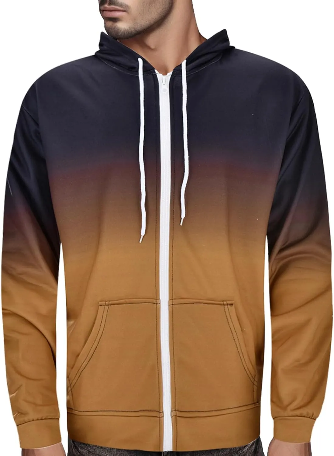Alalaso Hooded Tshirts Shirts for Men Lightweight Casual Long Sleeve Tops with Hood Regular Fit Fashion Breathable Pullover