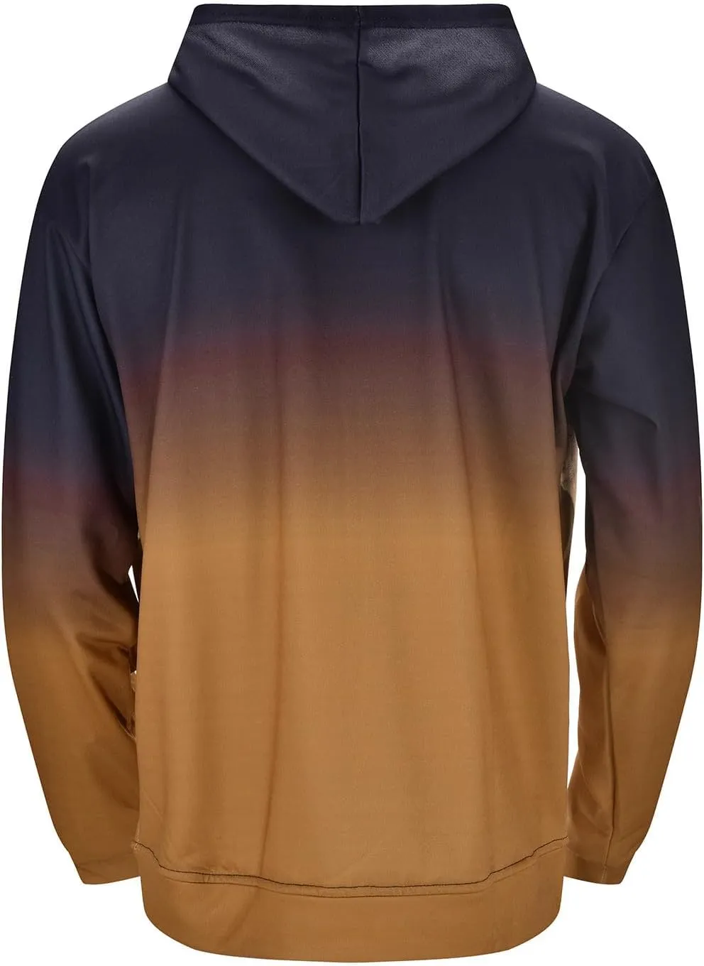 Alalaso Hooded Tshirts Shirts for Men Lightweight Casual Long Sleeve Tops with Hood Regular Fit Fashion Breathable Pullover