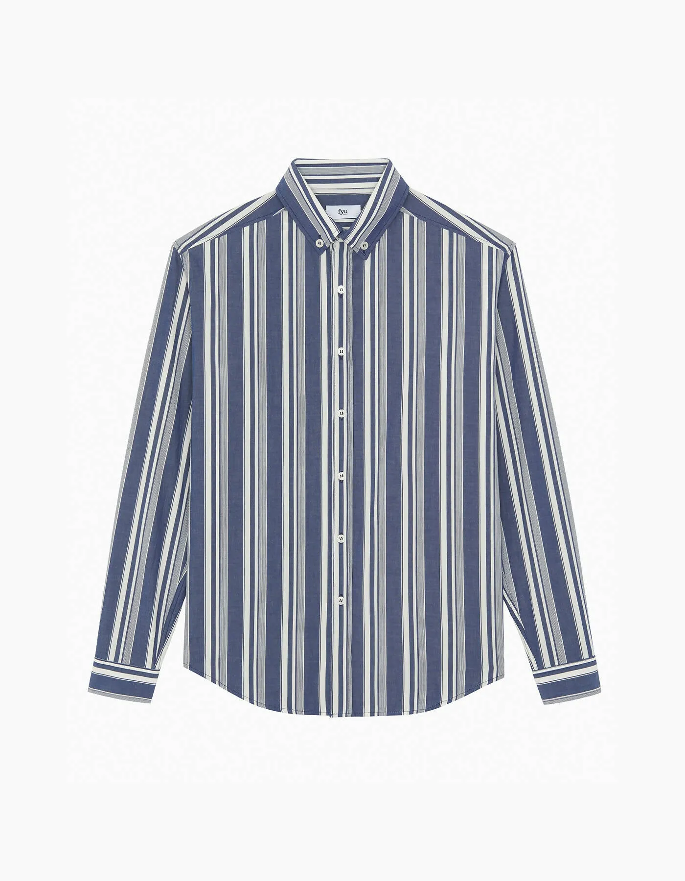 Alfie Stripe Shirt Navy