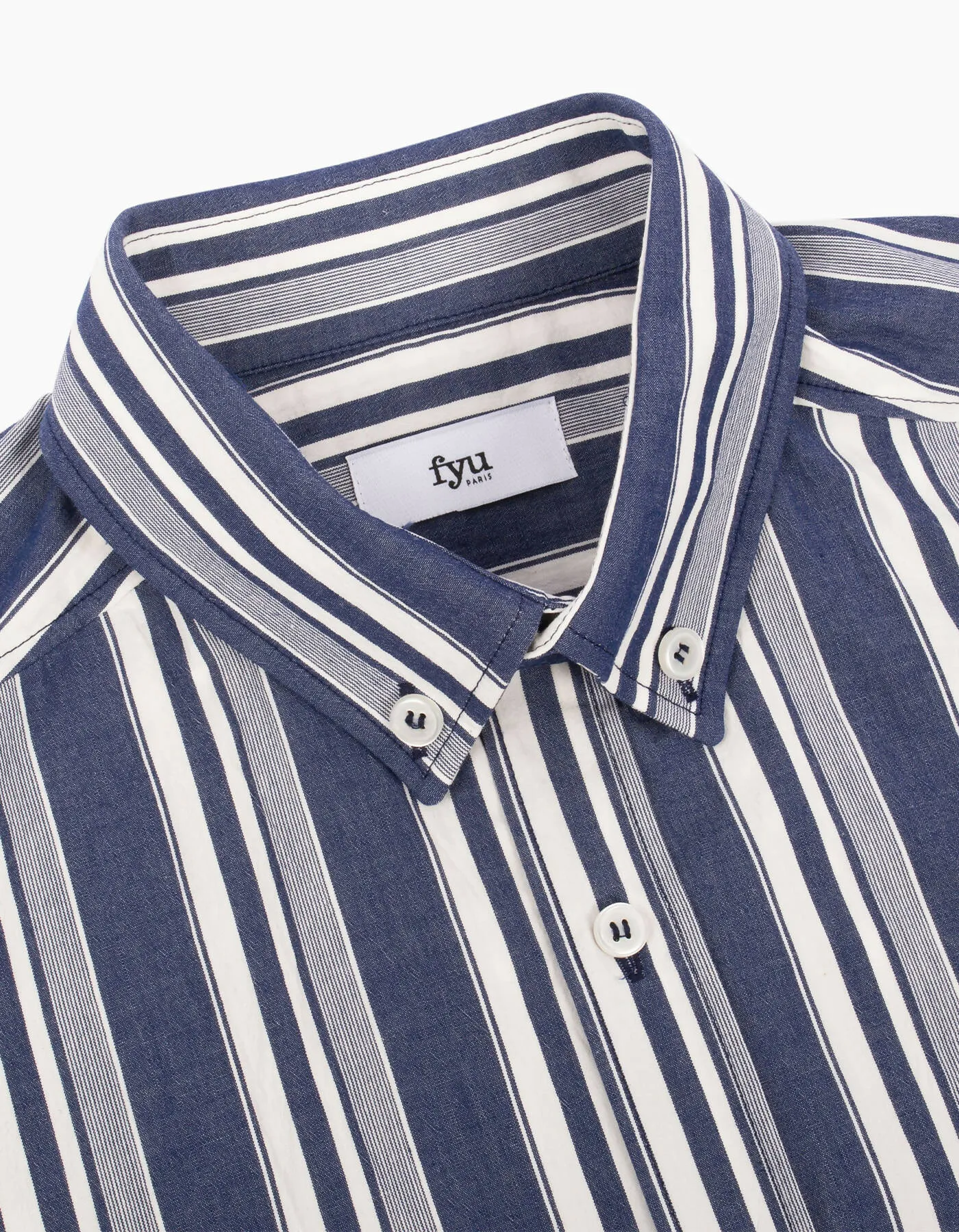 Alfie Stripe Shirt Navy