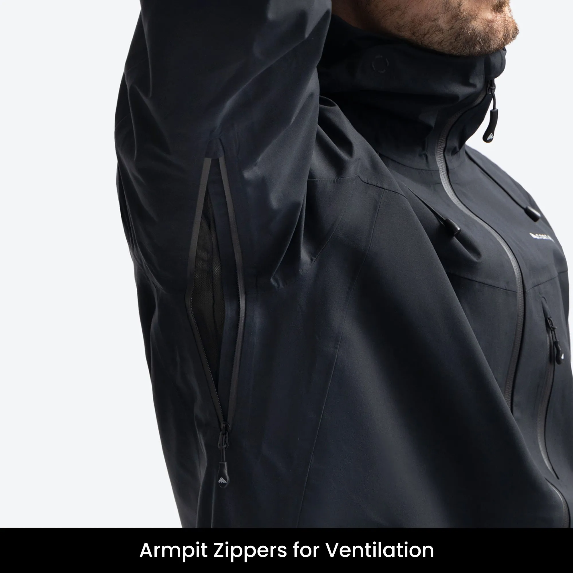 All weather Hardshell Jacket Black | Women