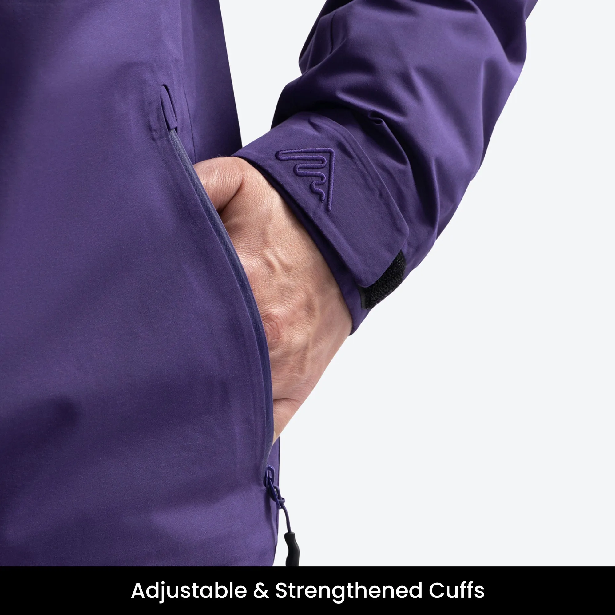 All weather Hardshell Jacket Purple | Men
