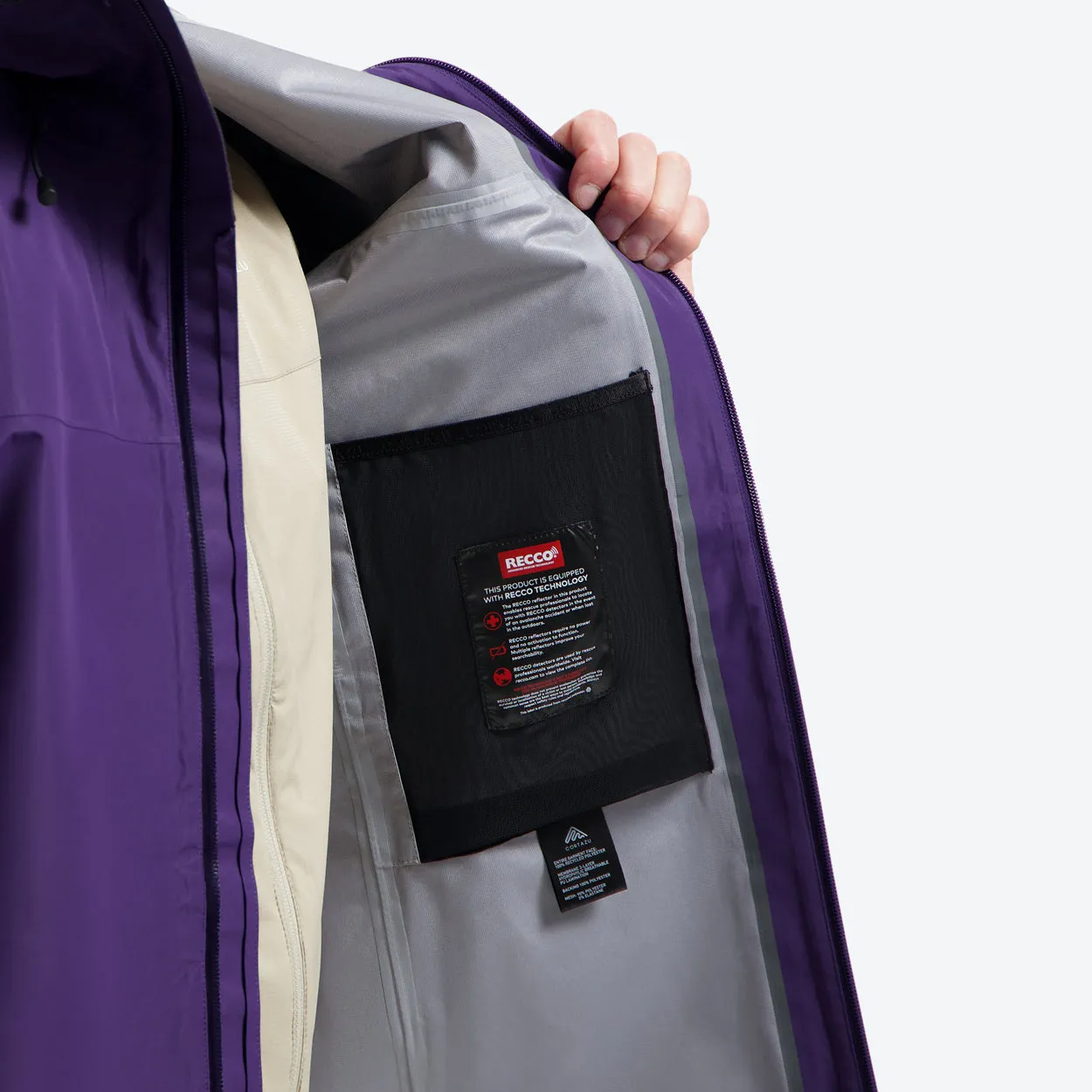 All weather Hardshell Jacket Purple | Men