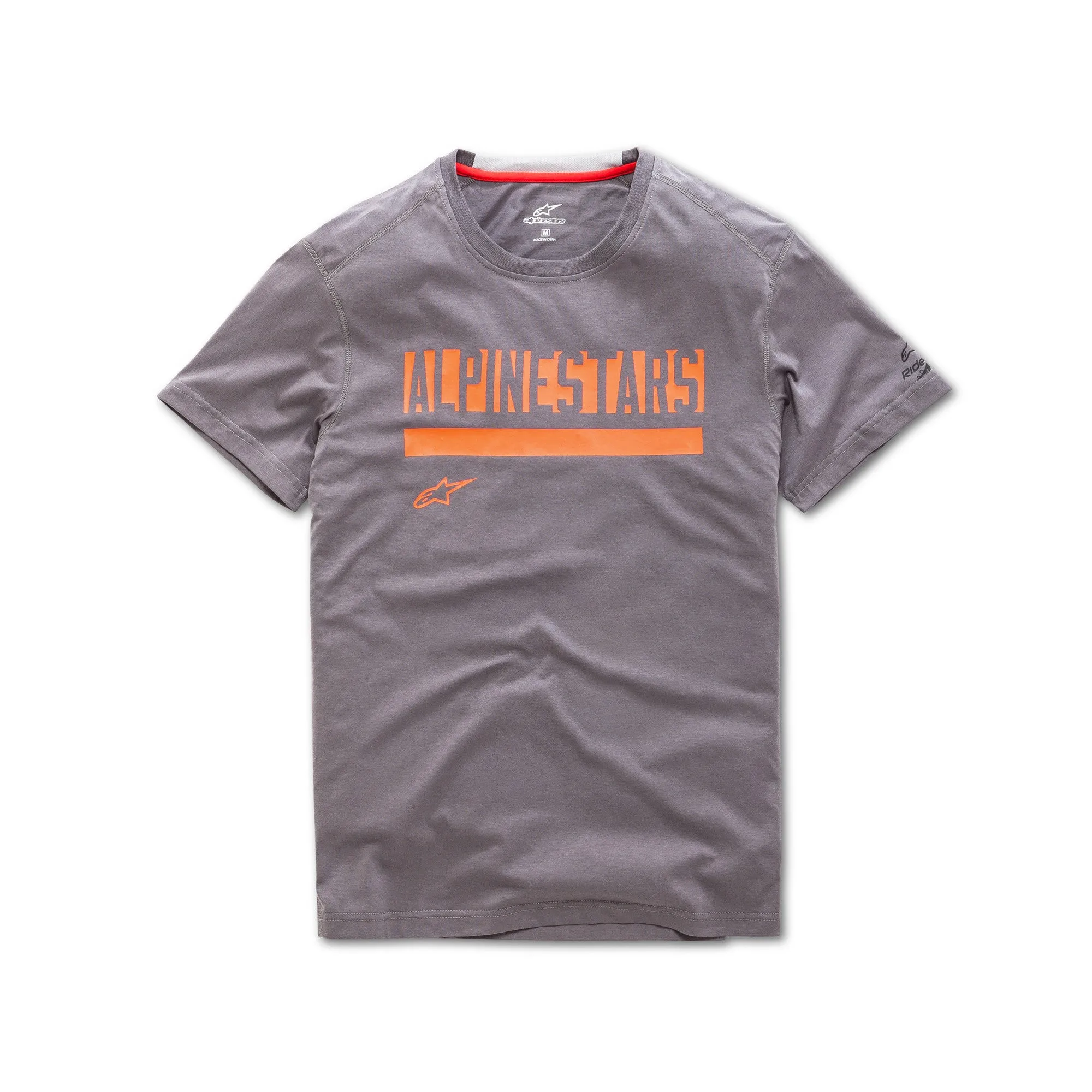 ALPINESTARS STATED RIDE DRY TEE CHARCOAL MD 1038-73005-18-M