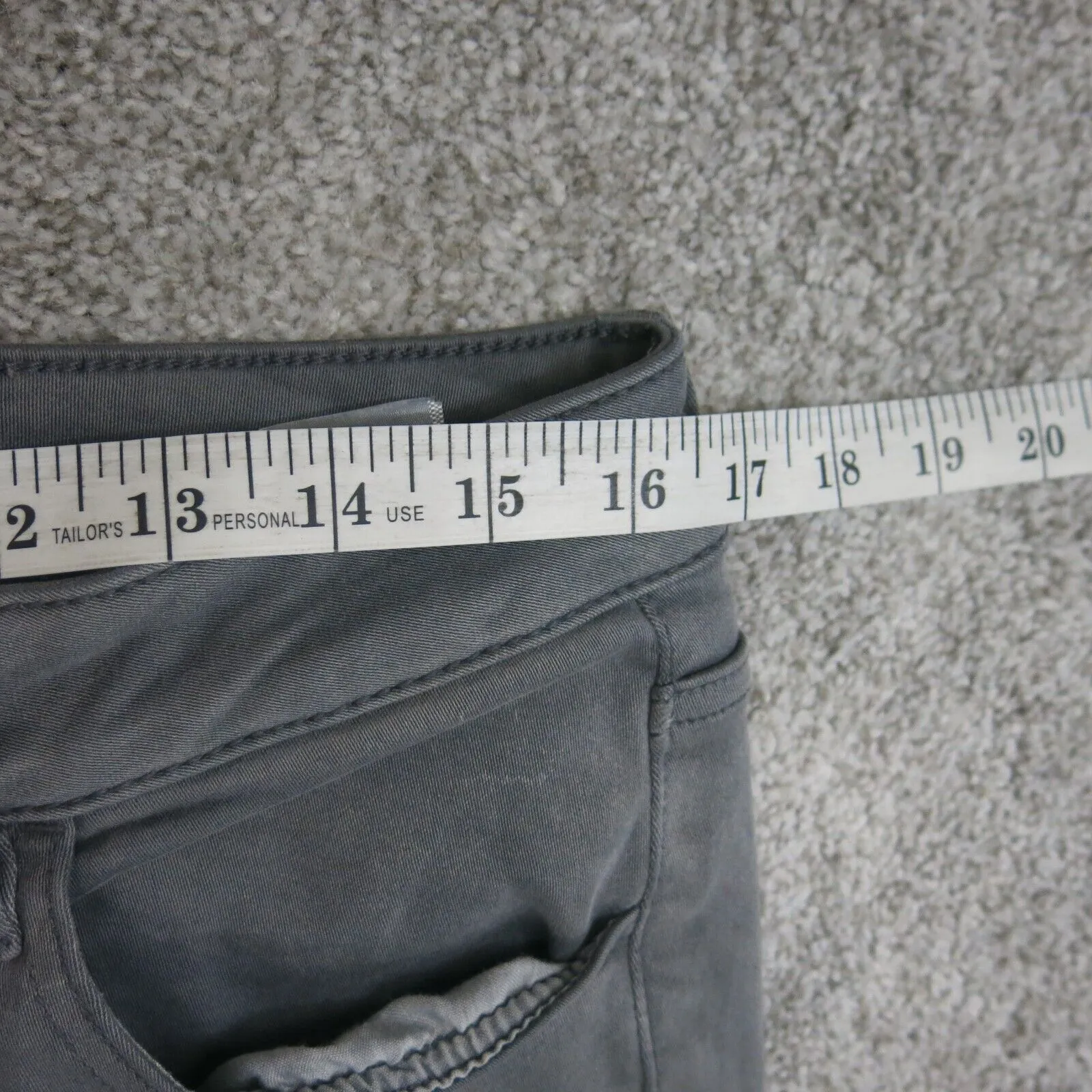 American Eagle Outfitters Women Jeans Denim Skinny Leg Mid Rise Black Size 12