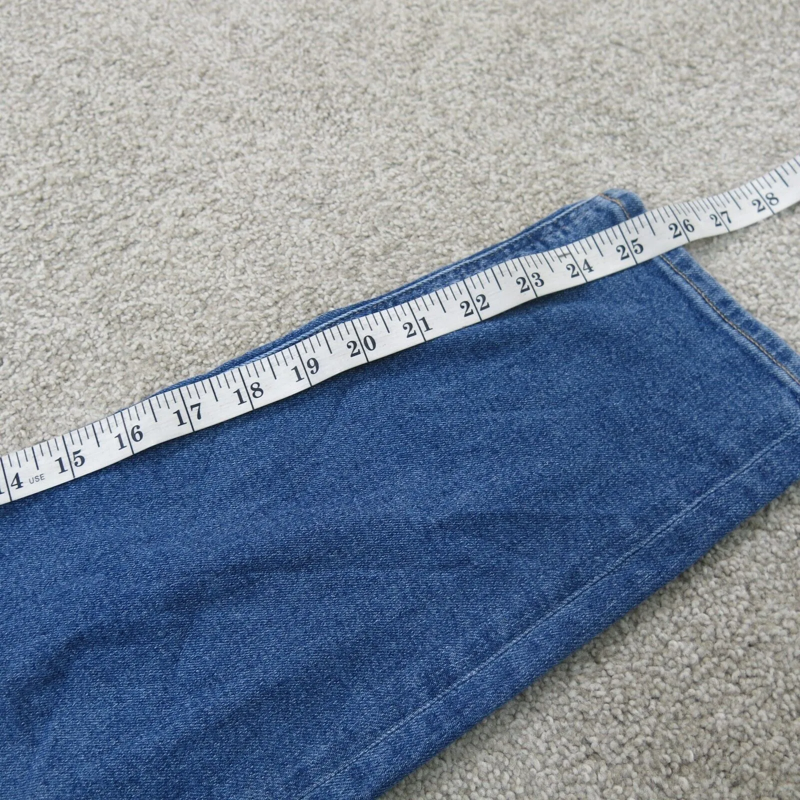 American Eagle Womens Jeans Mid Rise Skinny Leg Jeans Denim Cotton Blue Size 4