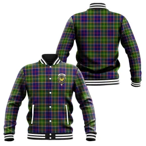 Arnott Tartan Baseball Jacket with Family Crest
