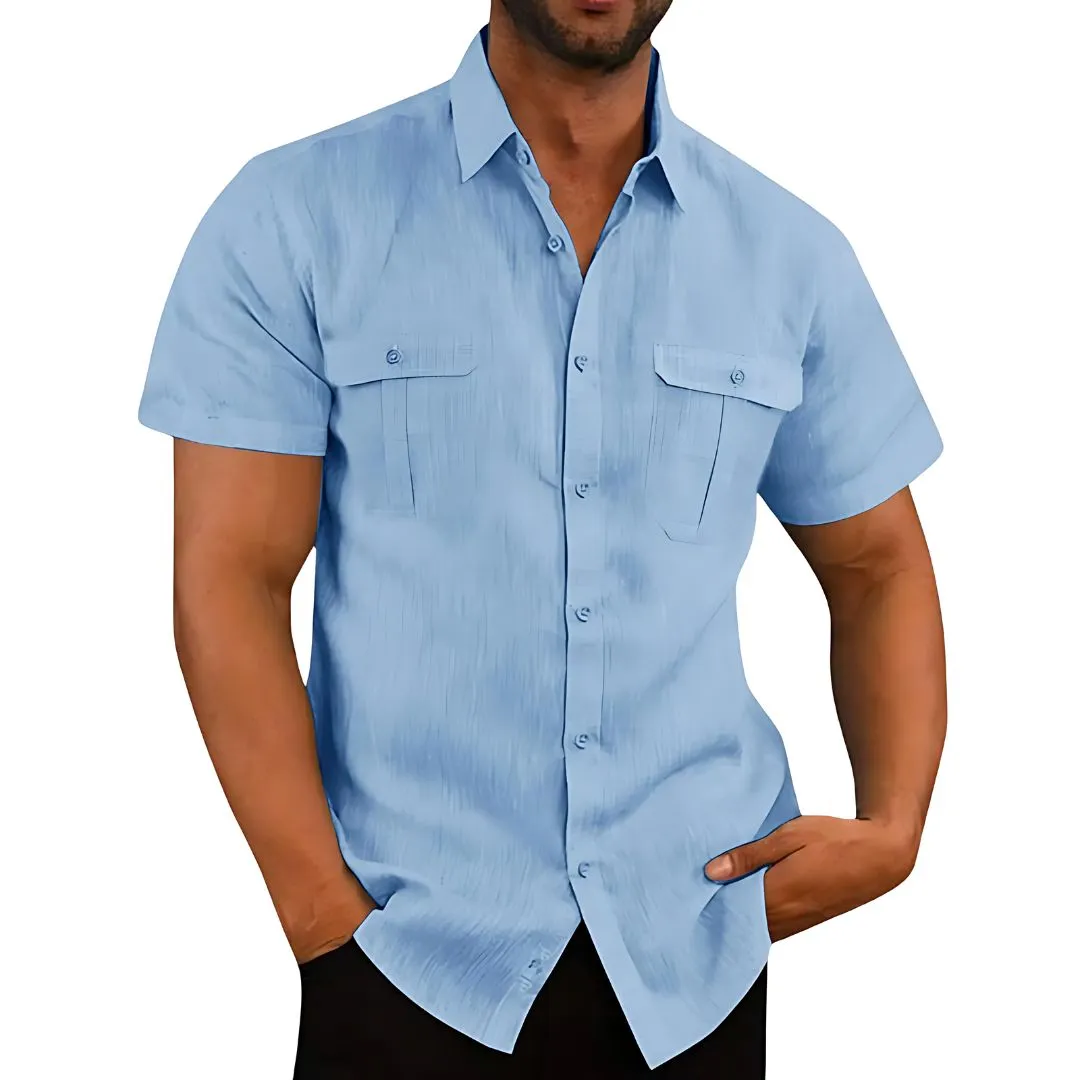 Bali Linen Short-Sleeve Shirt