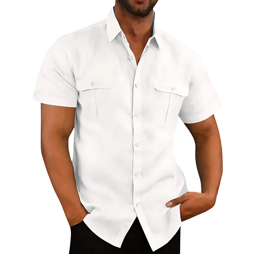 Bali Linen Short-Sleeve Shirt