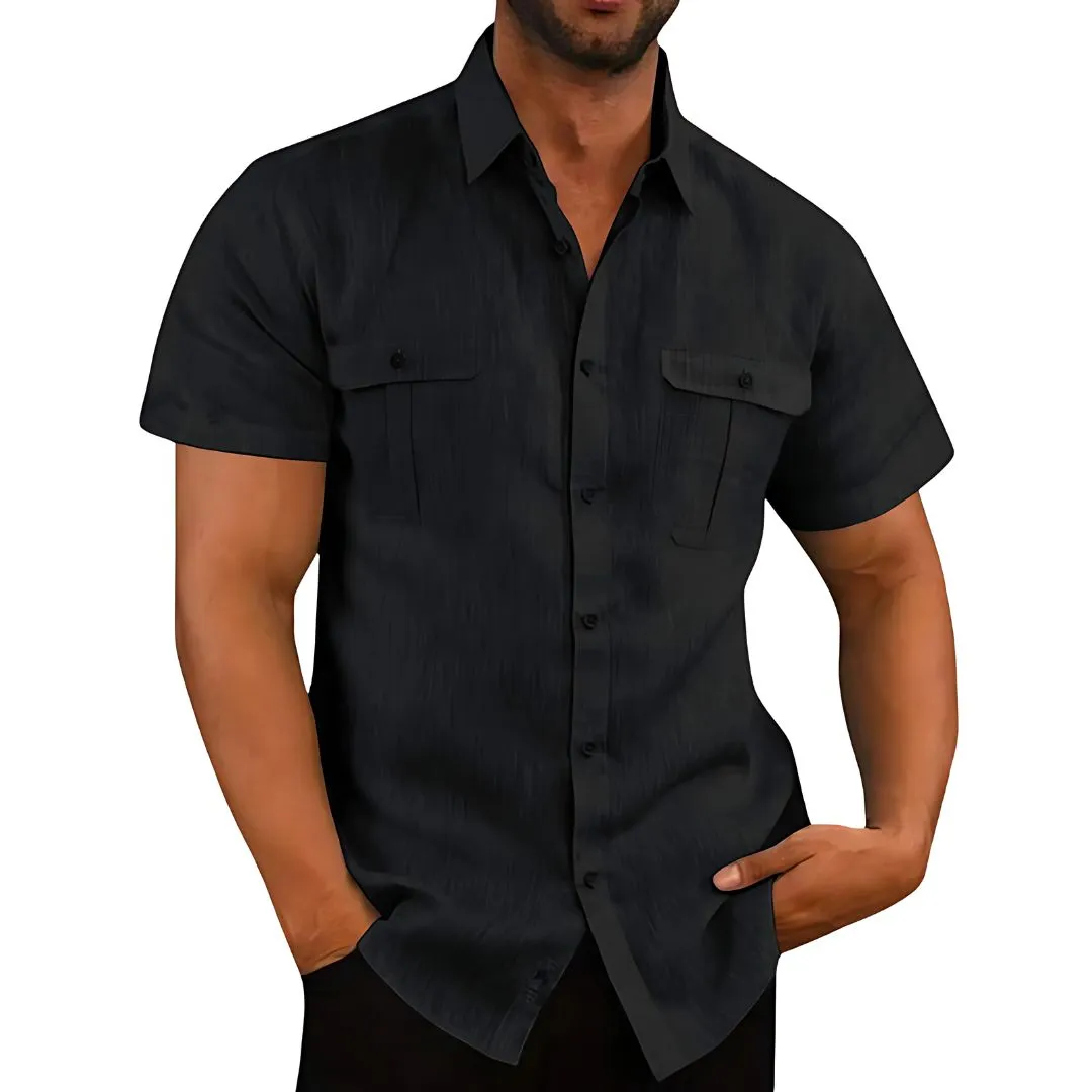 Bali Linen Short-Sleeve Shirt