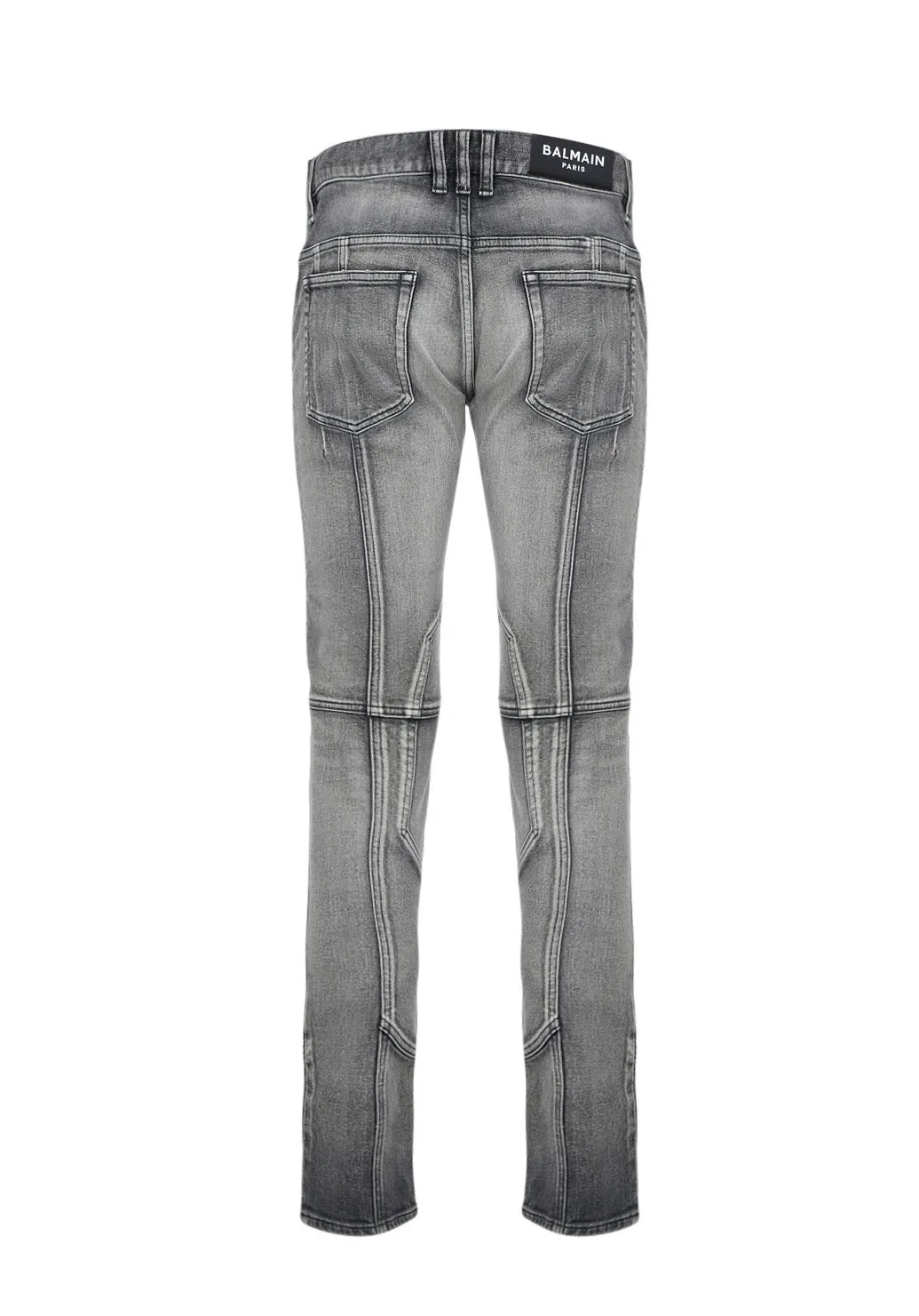 Balmain Ripped Slim-Fit Jeans