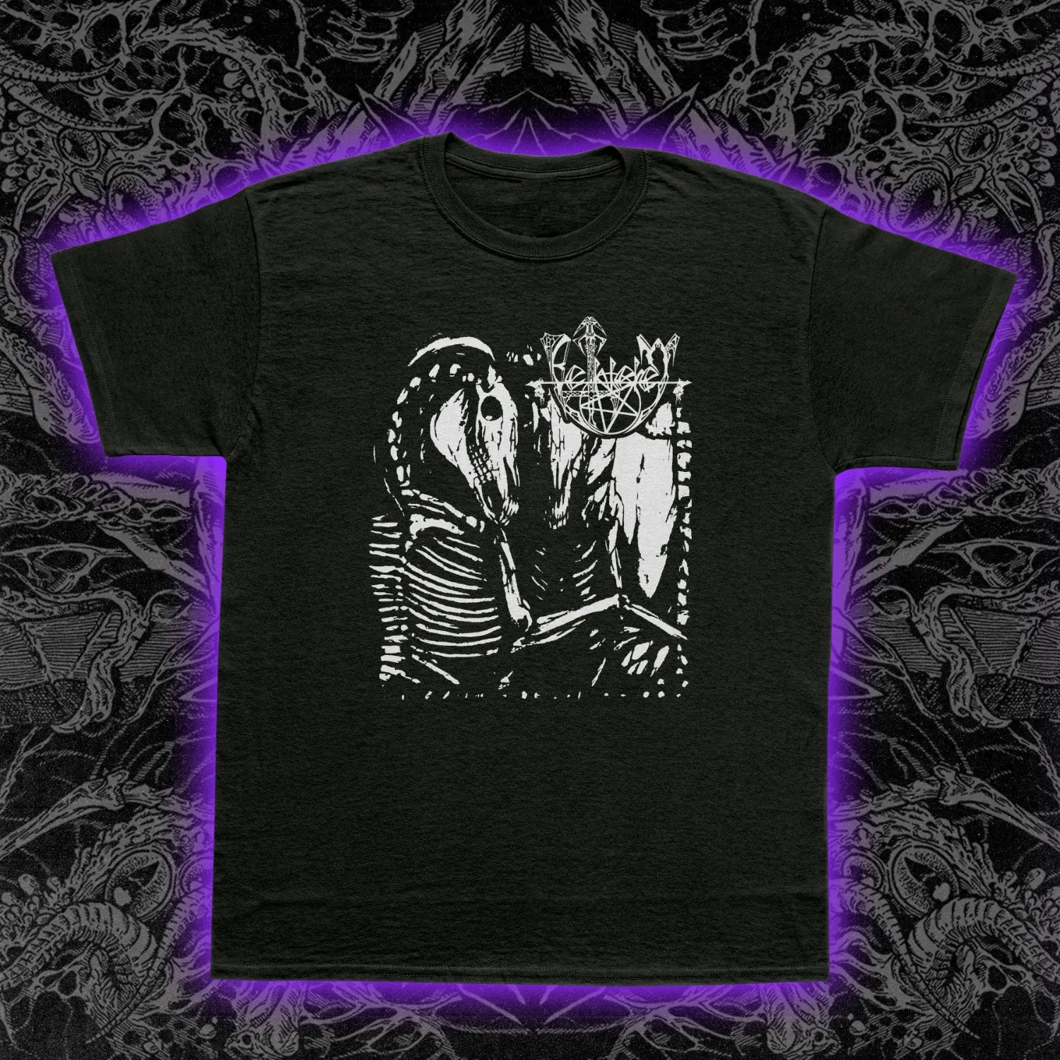 Bethlehem Black Metal Slim Fit Tee
