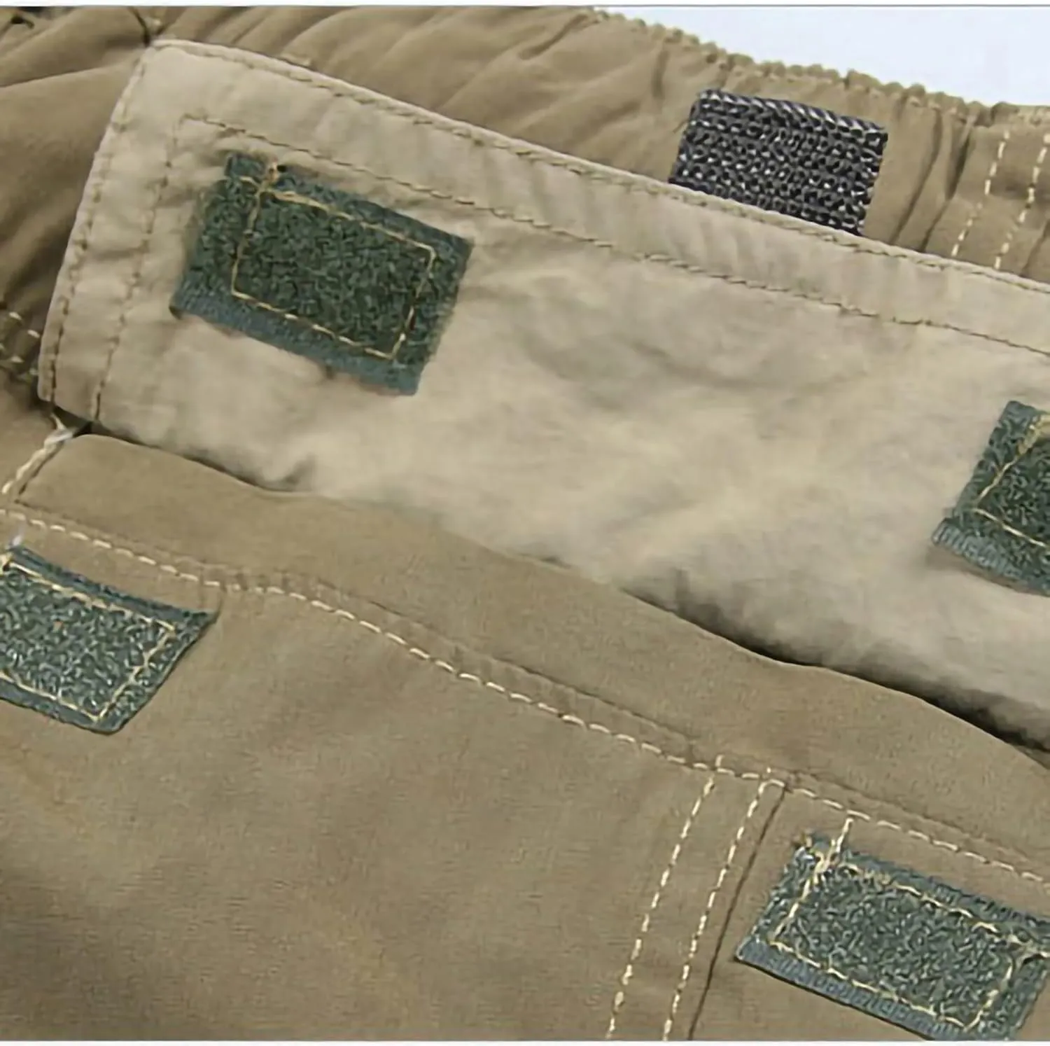 Bidobibo Fleece Lined Pants Men Plus Size Drawstring Cargo Pants Sherpa Lined Joggers Elastic Waist Thickened Warm Pants
